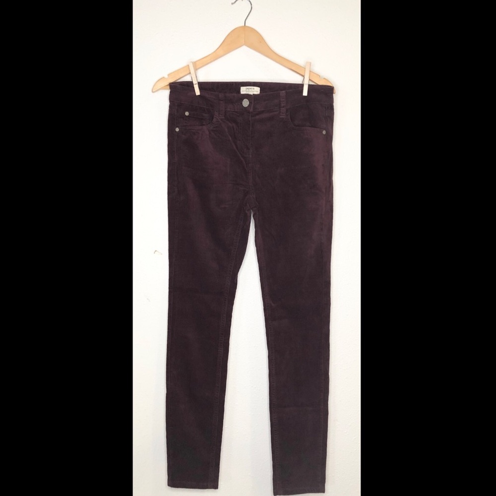 Papaya Purple Corduroy Skinny Pants SZ 10